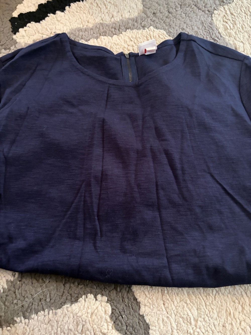 Merona Deep Navy Scoop Neck Blouse